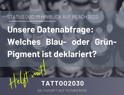 Service für Mitglieder: Datensammlung Tattoofarben